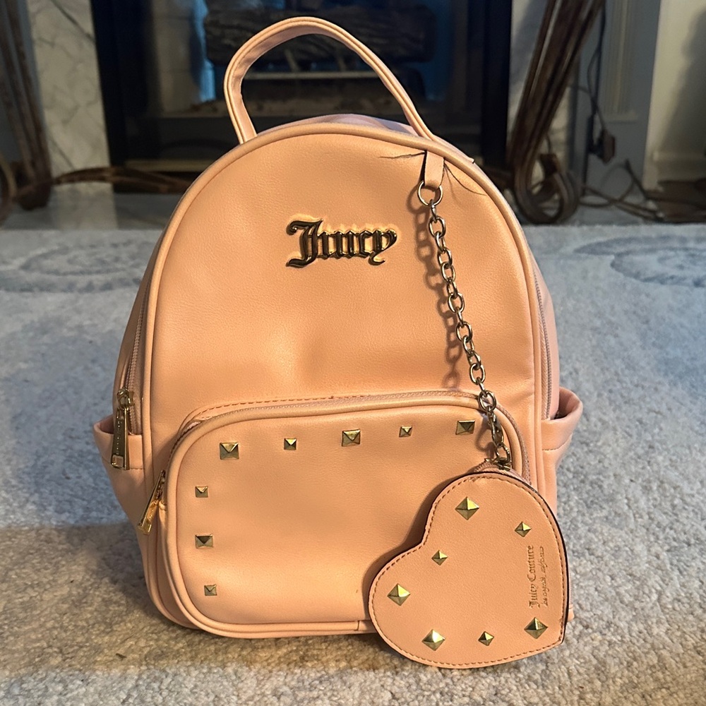 Juicy Couture Blush Backpack with Gold Details